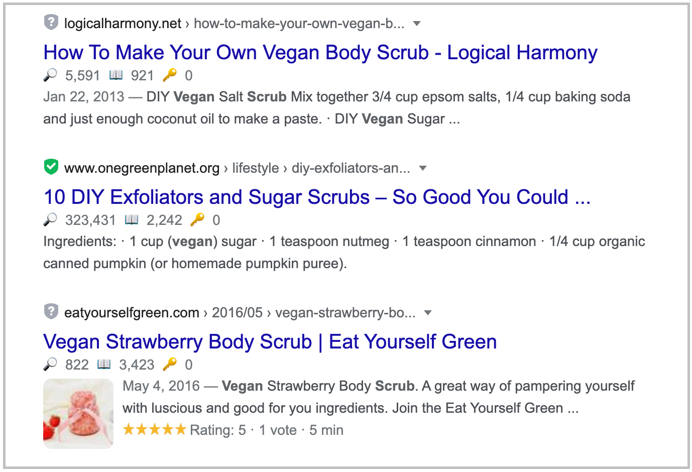 search results for vegan body scrub query 2